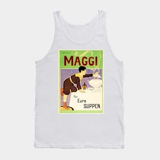 MAGGI Great for Your Soups Vintage German Food Poster circa 1920s Tank Top